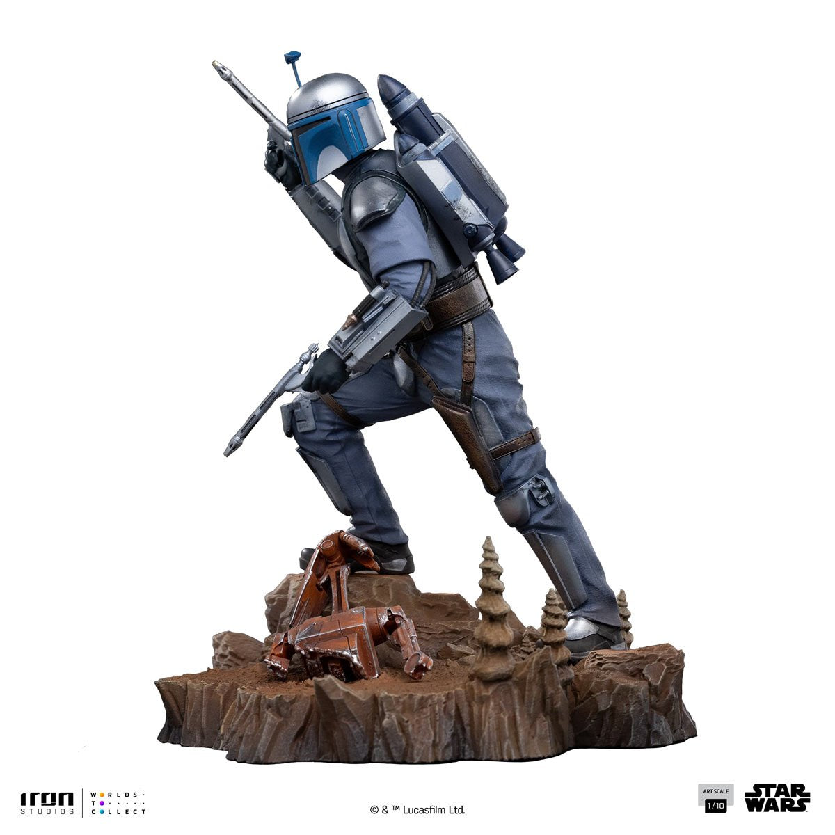 Star Wars Jango Fett Art 1:10 Scale Statue - Image 4