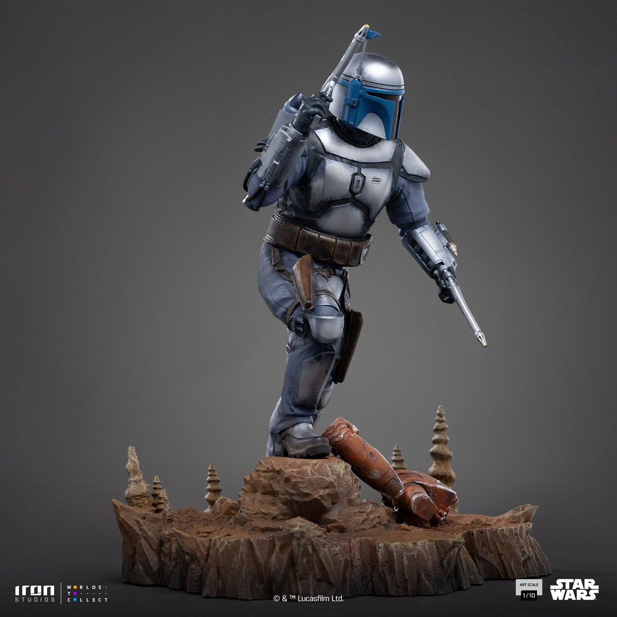 Star Wars Jango Fett Art 1:10 Scale Statue - Image 9