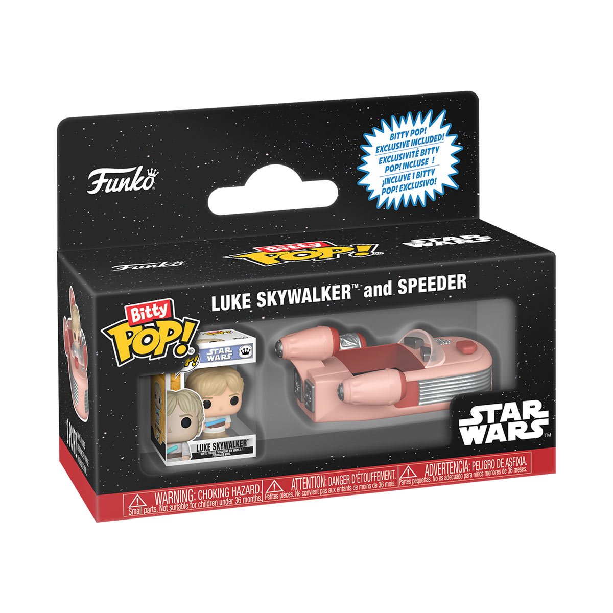 Star Wars Luke Skywalker and Speeder Funko Bitty Pop! Ride - Image 5