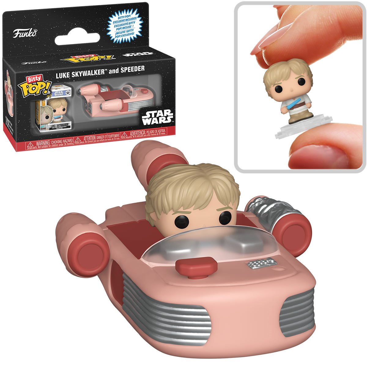 Star Wars Luke Skywalker and Speeder Funko Bitty Pop! Ride
