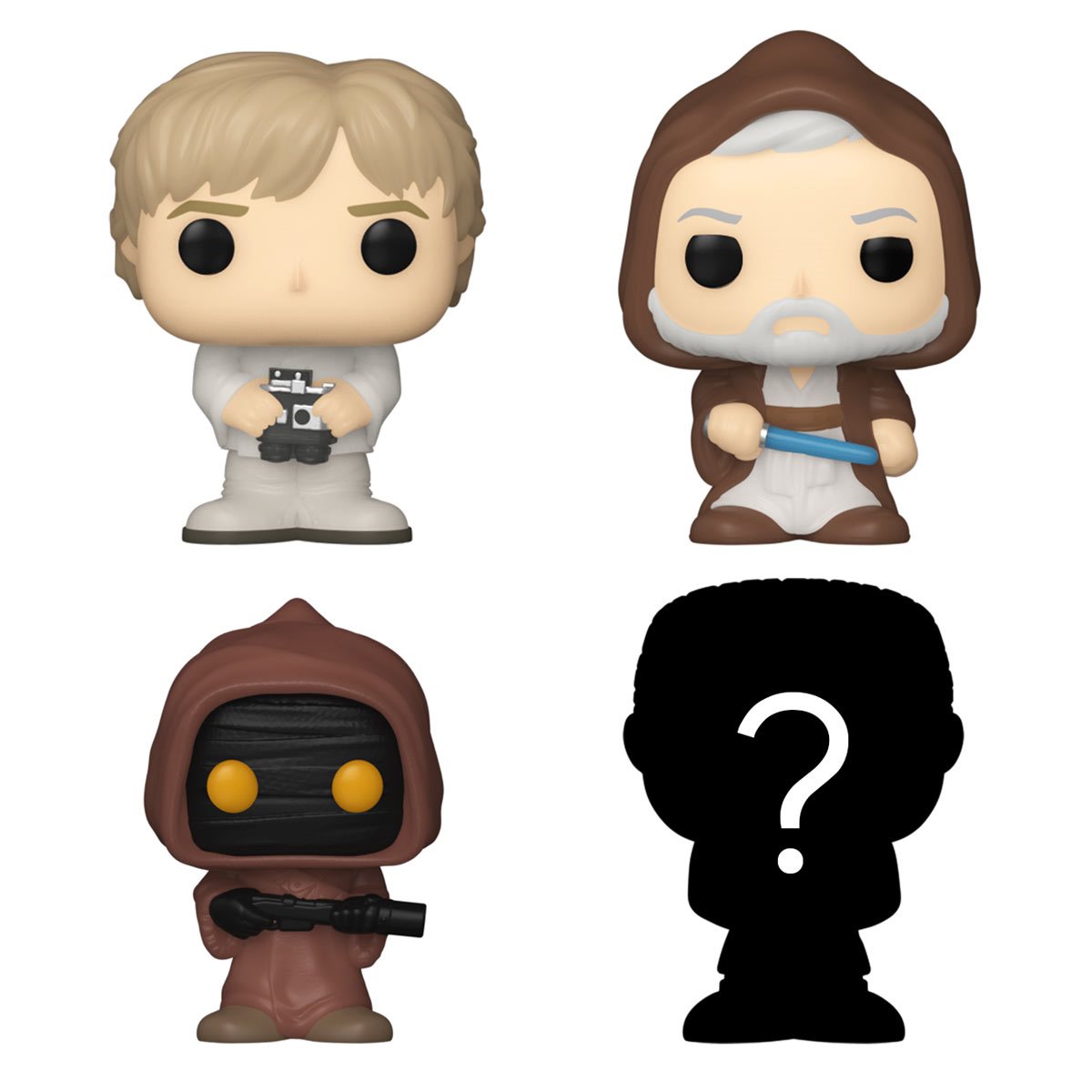 Star Wars Luke Skywalker Bitty Funko Pop! Mini-Figure 4-Pack - Image 3