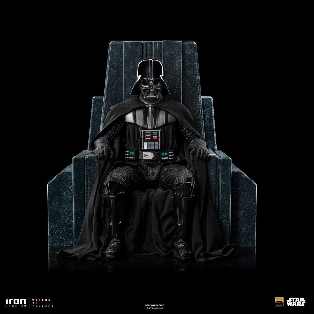 Star Wars: Obi-Wan Kenobi Darth Vader on Throne 1:10 Art Scale Limited Edition Statue - Image 4