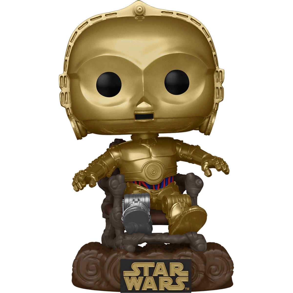 Star Wars: Return of the Jedi 40th Anniversary C-3P0 in Chair Funko Pop! Vinyl Figure #609 - Image 2