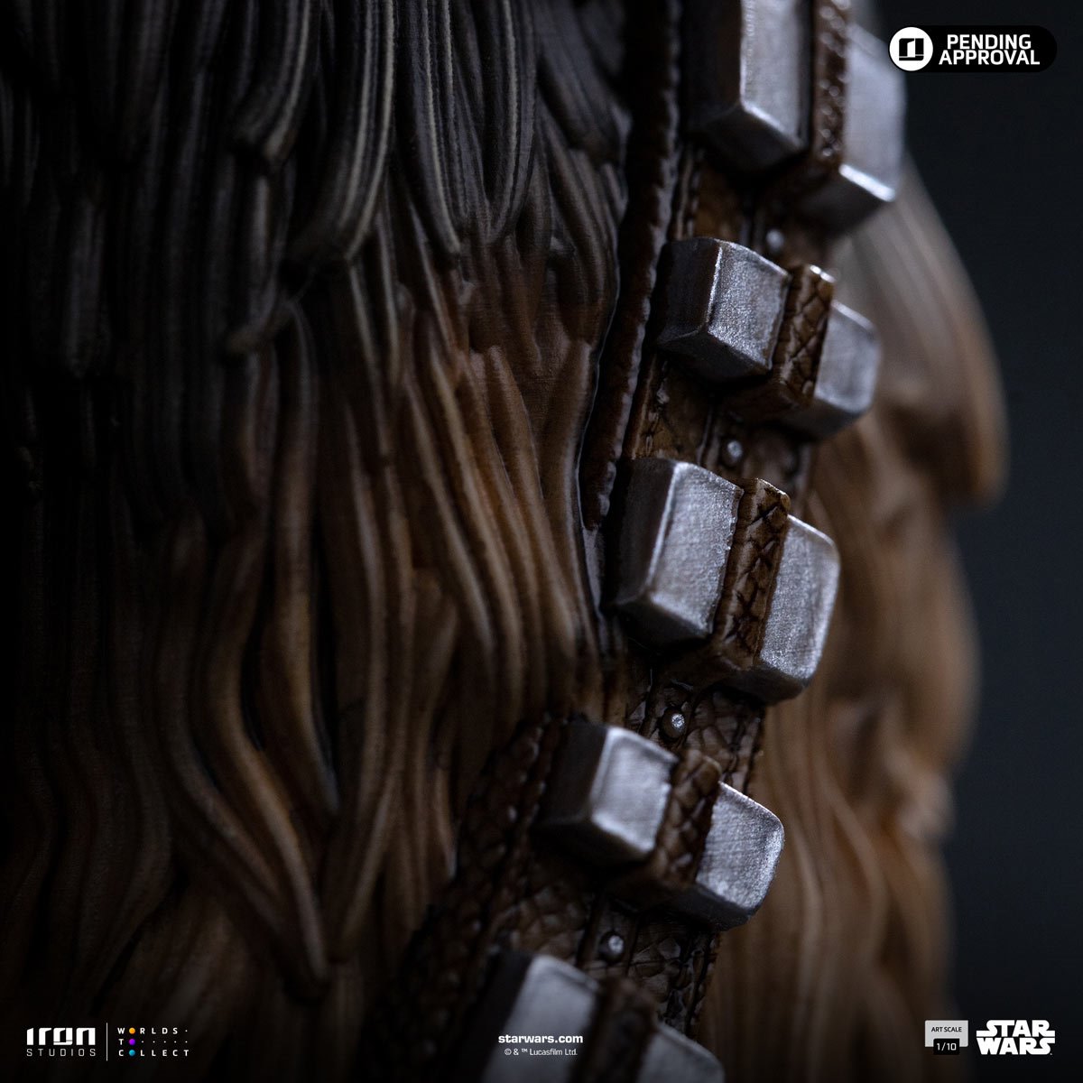 Star Wars: Return of the Jedi Chewbacca and Tokkat 1:10 Art Scale Limited Edition Statue - Image 3