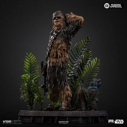 Star Wars: Return of the Jedi Chewbacca and Tokkat 1:10 Art Scale Limited Edition Statue - Image 6