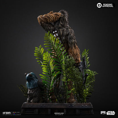 Star Wars: Return of the Jedi Chewbacca and Tokkat 1:10 Art Scale Limited Edition Statue - Image 10