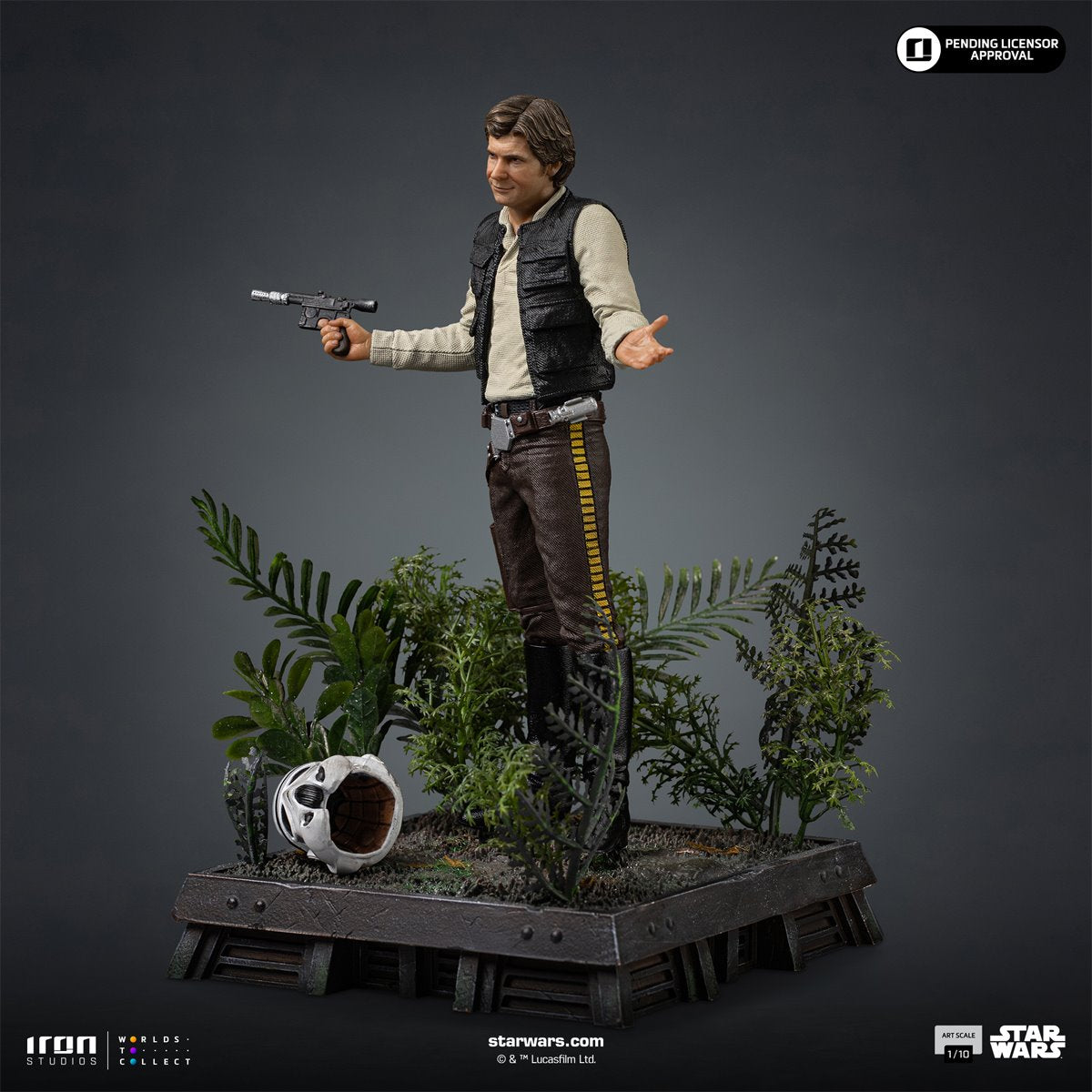 Star Wars: Return of the Jedi Han Solo 1:10 Art Scale Limited Edition Statue - Image 5