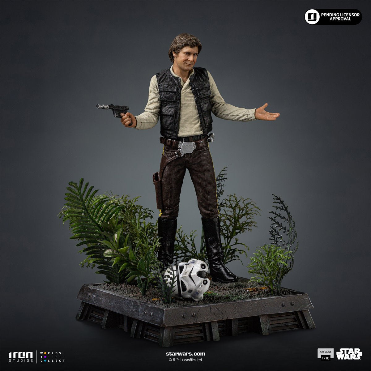 Star Wars: Return of the Jedi Han Solo 1:10 Art Scale Limited Edition Statue - Image 7