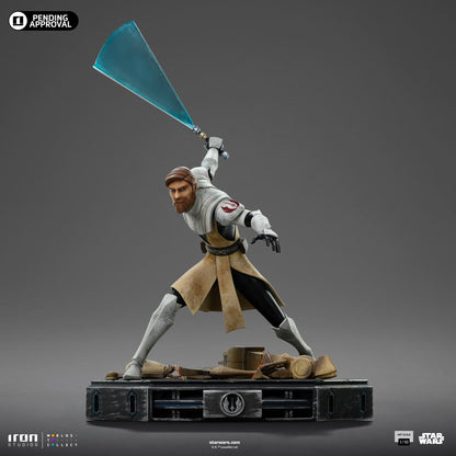 Star Wars: The Clone Wars Obi-Wan Kenobi 1:10 Art Scale Limited Edition Statue - Image 3