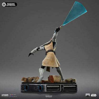 Star Wars: The Clone Wars Obi-Wan Kenobi 1:10 Art Scale Limited Edition Statue - Image 6
