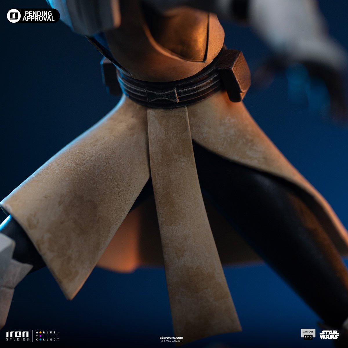 Star Wars: The Clone Wars Obi-Wan Kenobi 1:10 Art Scale Limited Edition Statue - Image 10