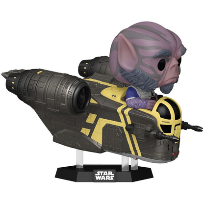 Star Wars: The Mandalorian and Grogu Zeb Orrelios in The Razor Crest Deluxe Funko Pop! Ride #838