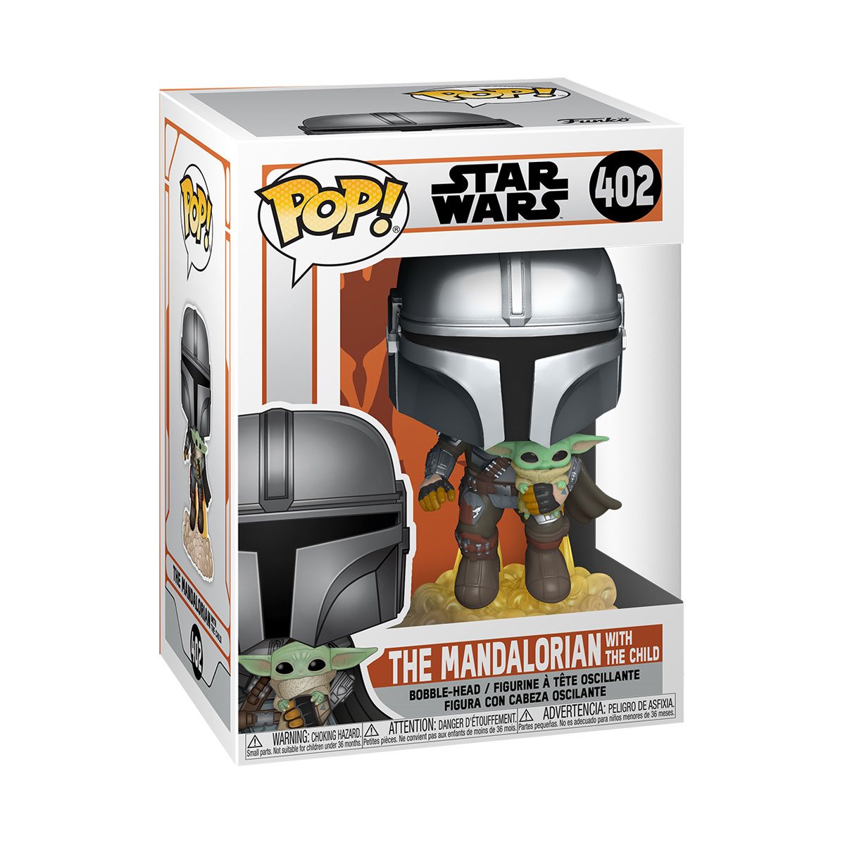 Star Wars The Mandalorian Flying Funko Pop! Vinyl Figure 402 - Image 2