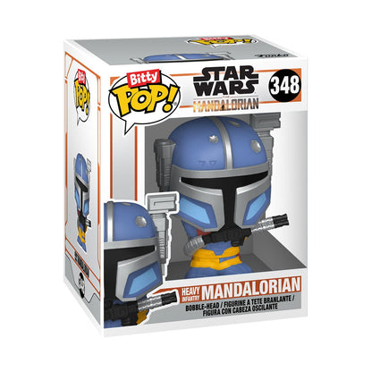 Star Wars: The Mandalorian Heavy Infantry Mandalorian Funko Bitty Pop! Mini-Figure 4-Pack - Image 2