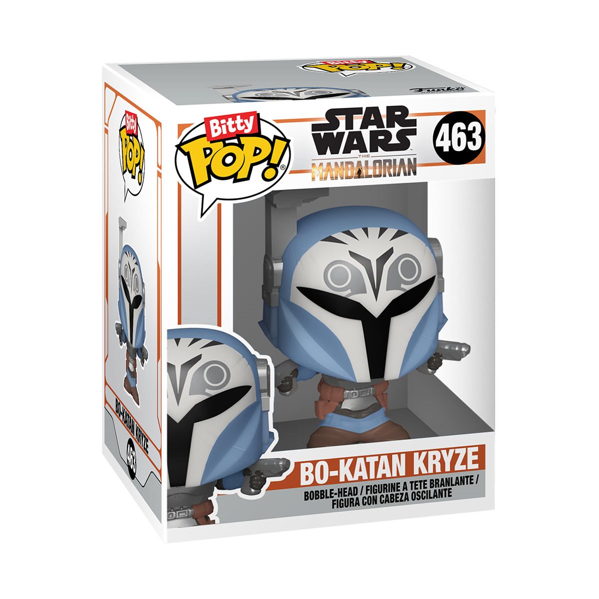 Star Wars: The Mandalorian Heavy Infantry Mandalorian Funko Bitty Pop! Mini-Figure 4-Pack - Image 4
