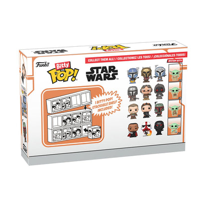 Star Wars: The Mandalorian Heavy Infantry Mandalorian Funko Bitty Pop! Mini-Figure 4-Pack - Image 10