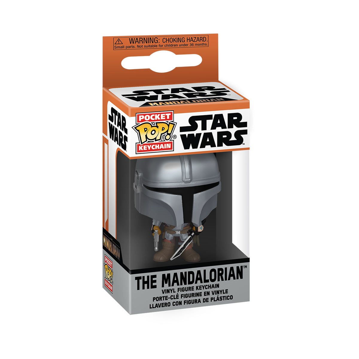 Star Wars: The Mandalorian with Darksaber Funko Pocket Pop! Key Chain - Image 2