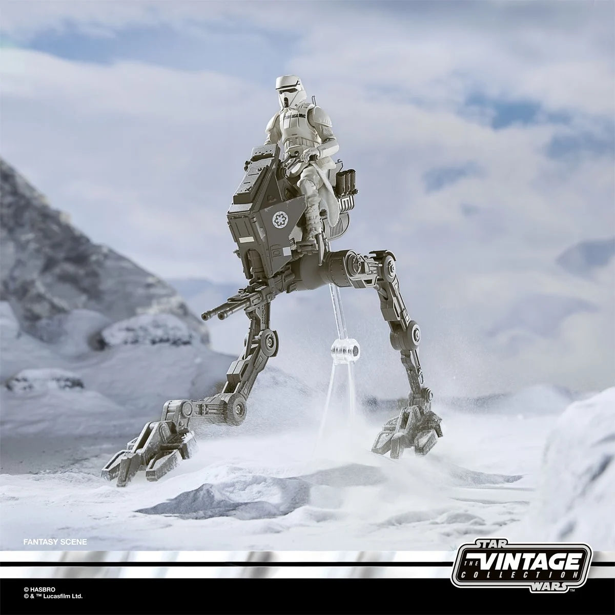 Star Wars The Vintage Collection The Mandalorian & Grogu Imperial Remnant AT-RT 3 3/4-Inch Action Figure