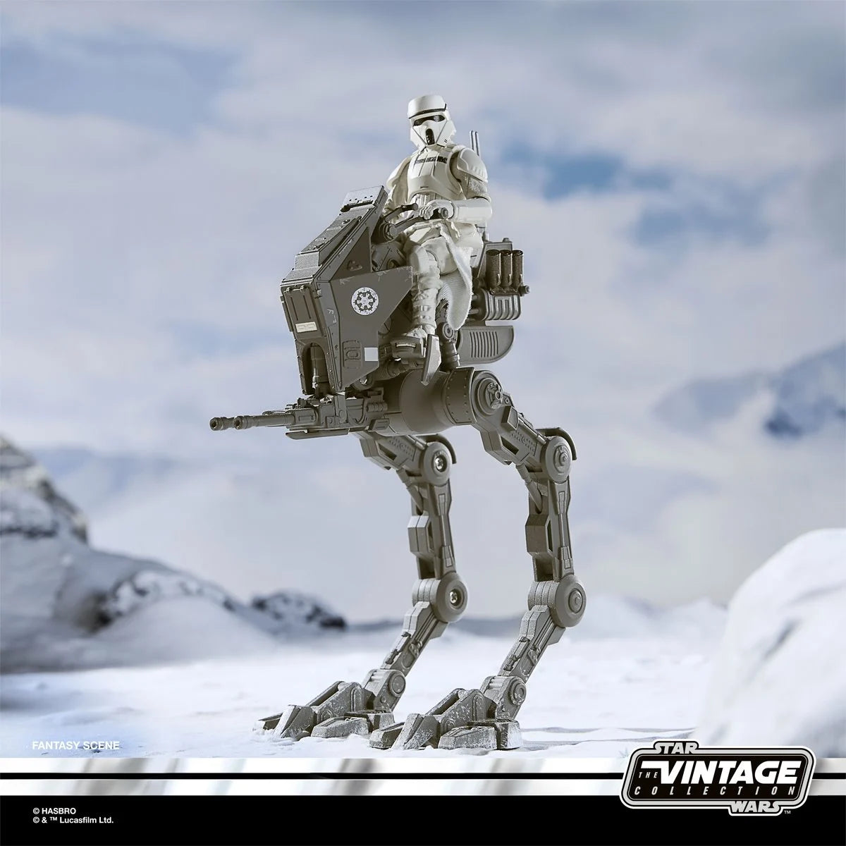 Star Wars The Vintage Collection The Mandalorian & Grogu Imperial Remnant AT-RT 3 3/4-Inch Action Figure