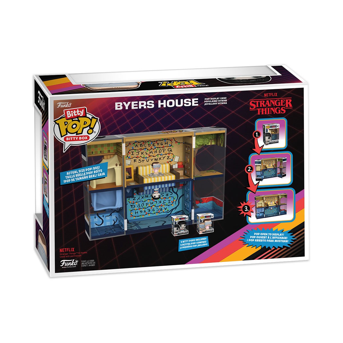 Stranger Things Byers House Funko Bitty Box Playset - Image 3
