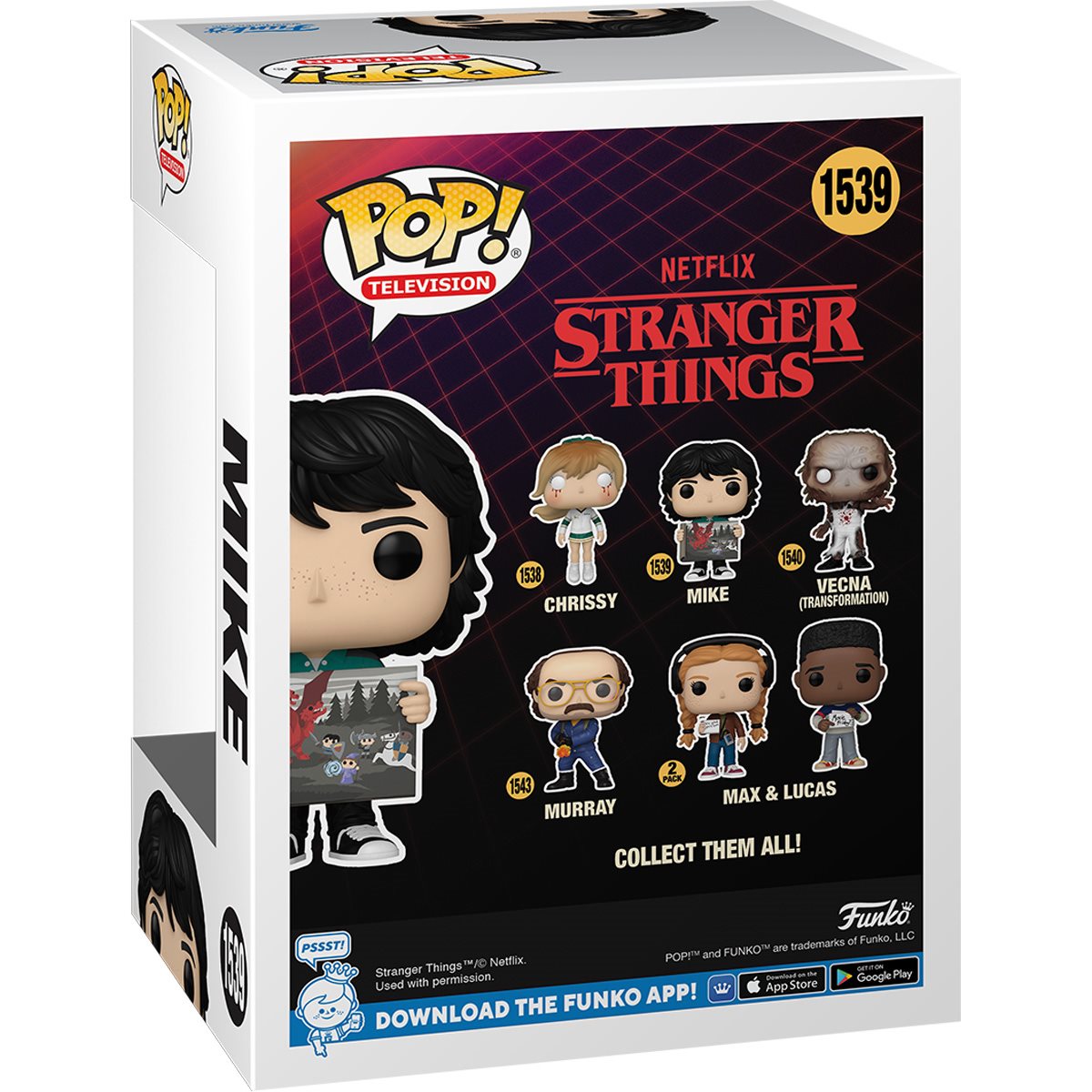 Stranger Things Season 4 Mike with Will's Painting Funko Pop! Vinyl Figure #1539 - Image 3
