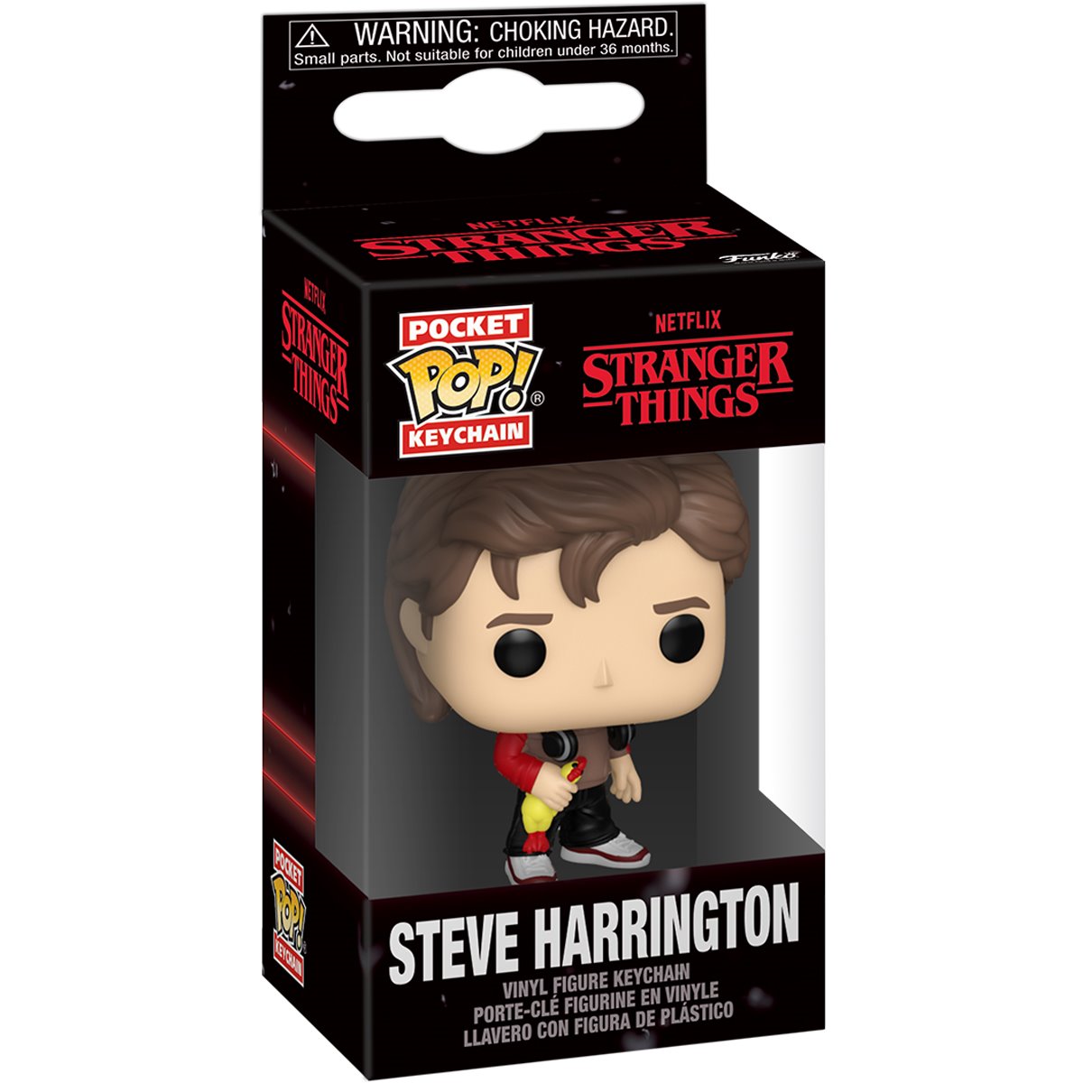 Stranger Things Season 5 Steve Harrington Funko Pocket Pop! Key Chain - Image 2