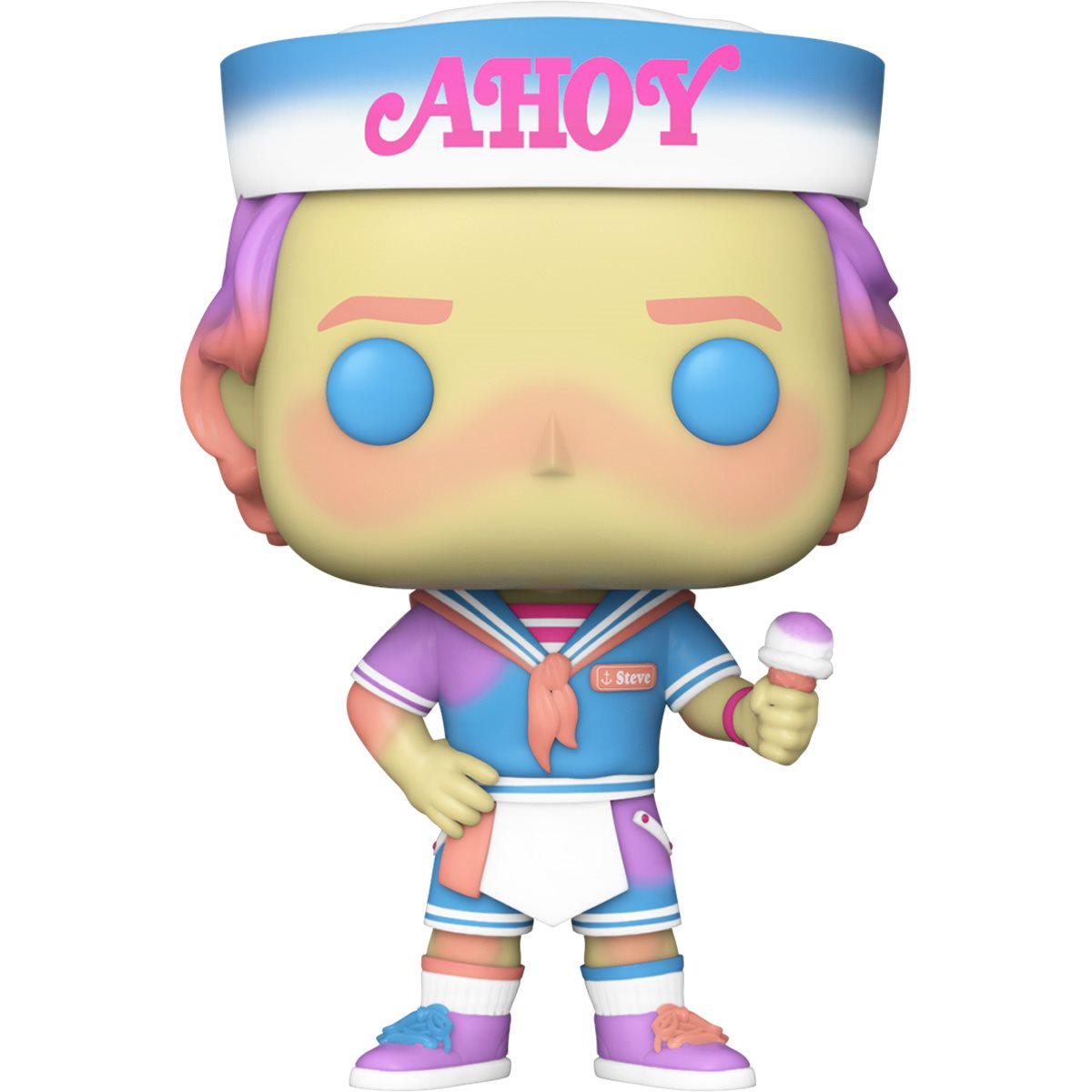 Stranger Things Steve with Ice Cream (Scoops Ahoy) Funko Pop! Vinyl Figure #1545 - Image 2