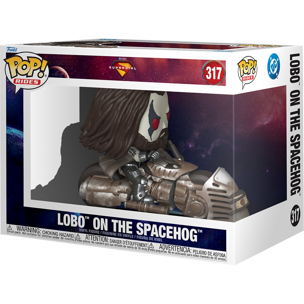 Supergirl (2026) Lobo on The Spacehog Funko Pop! Ride #317 - Image 2