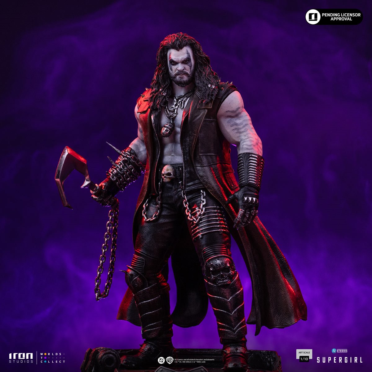 Supergirl Movie Lobo 1:10 Art Scale Limited Edition Statue - Image 6