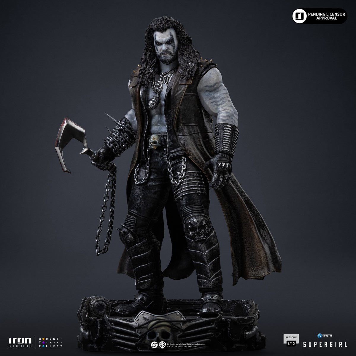 Supergirl Movie Lobo 1:10 Art Scale Limited Edition Statue - Image 8