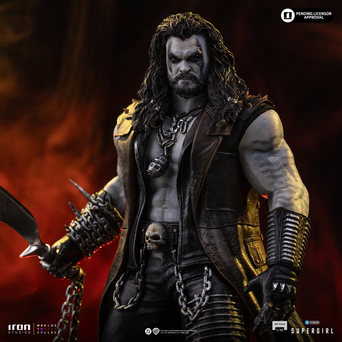 Supergirl Movie Lobo 1:10 Art Scale Limited Edition Statue - Image 9