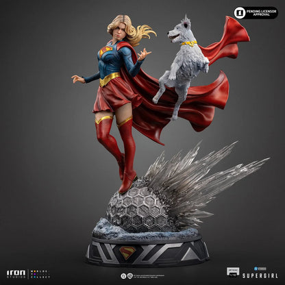 Supergirl Movie Supergirl & Krypto 1:10 Art Scale Limited Edition Statue