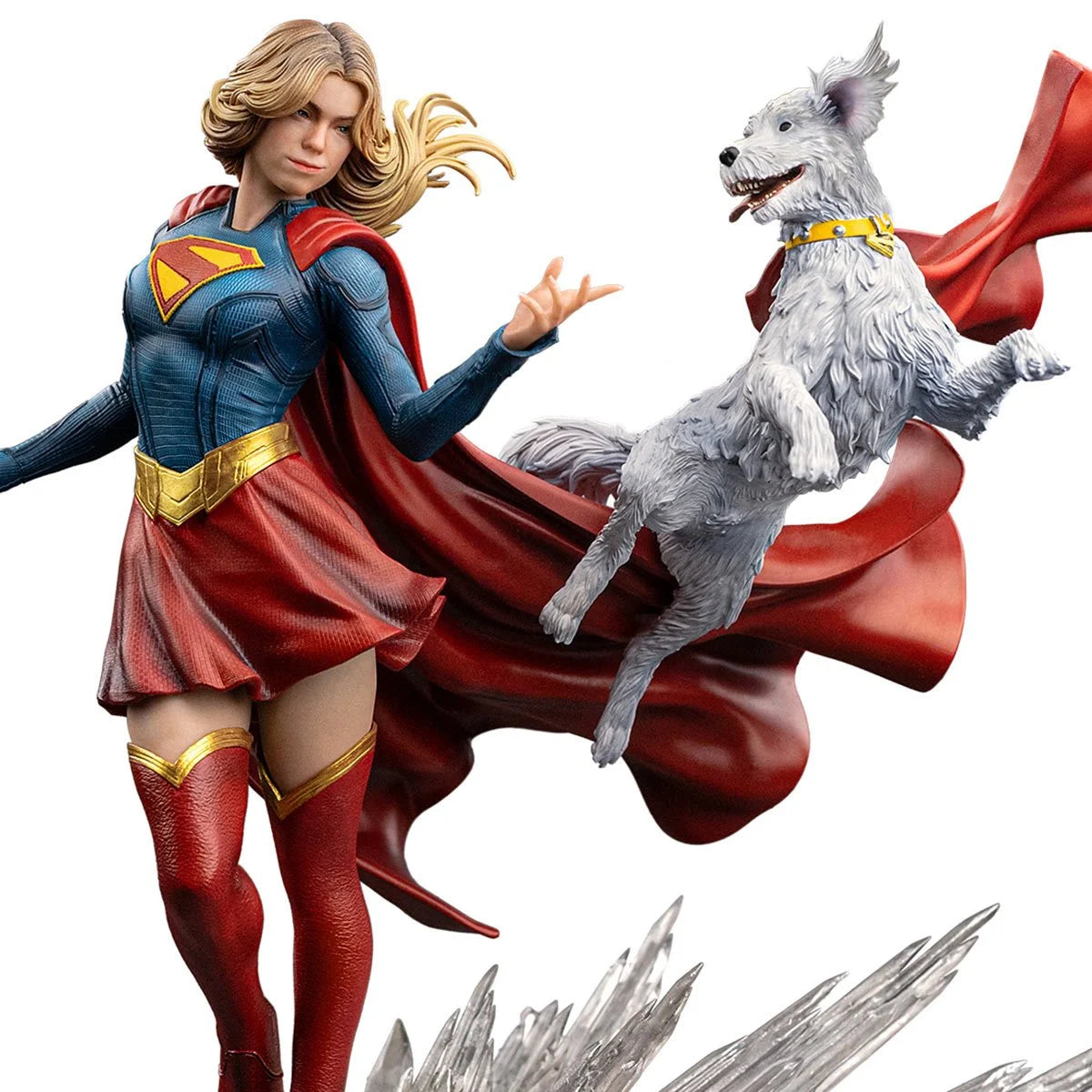 Supergirl Movie Supergirl & Krypto 1:10 Art Scale Limited Edition Statue