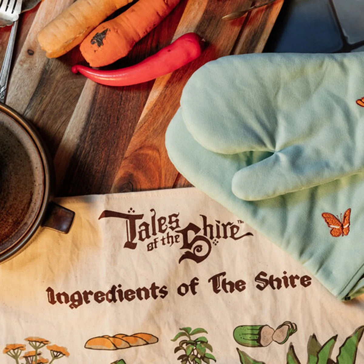 Tales of the Shire 2025 Ingredients of The Shire Tea Towel - Image 2