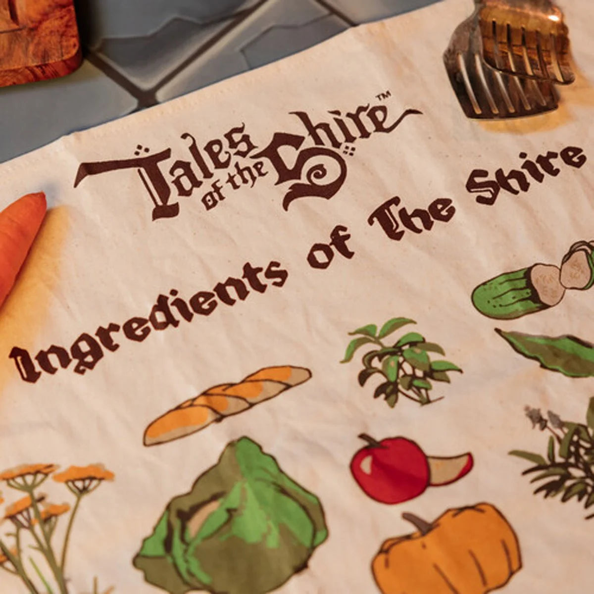 Tales of the Shire 2025 Ingredients of The Shire Tea Towel - Image 3