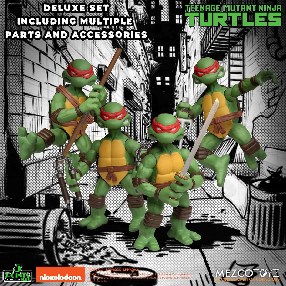Teenage Mutant Ninja Turtles 5 Points Deluxe Box Set - Image 6