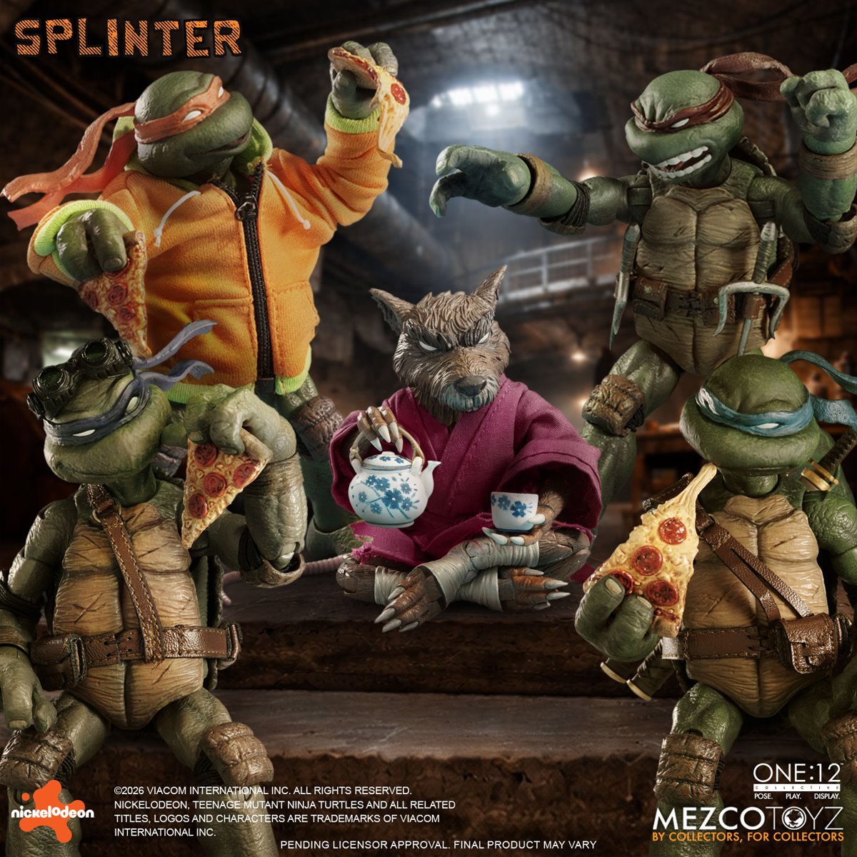 Teenage Mutant Ninja Turtles Master Splinter One:12 Collective Action Figure - Image 8