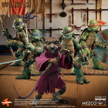 Teenage Mutant Ninja Turtles Master Splinter One:12 Collective Action Figure - Image 9