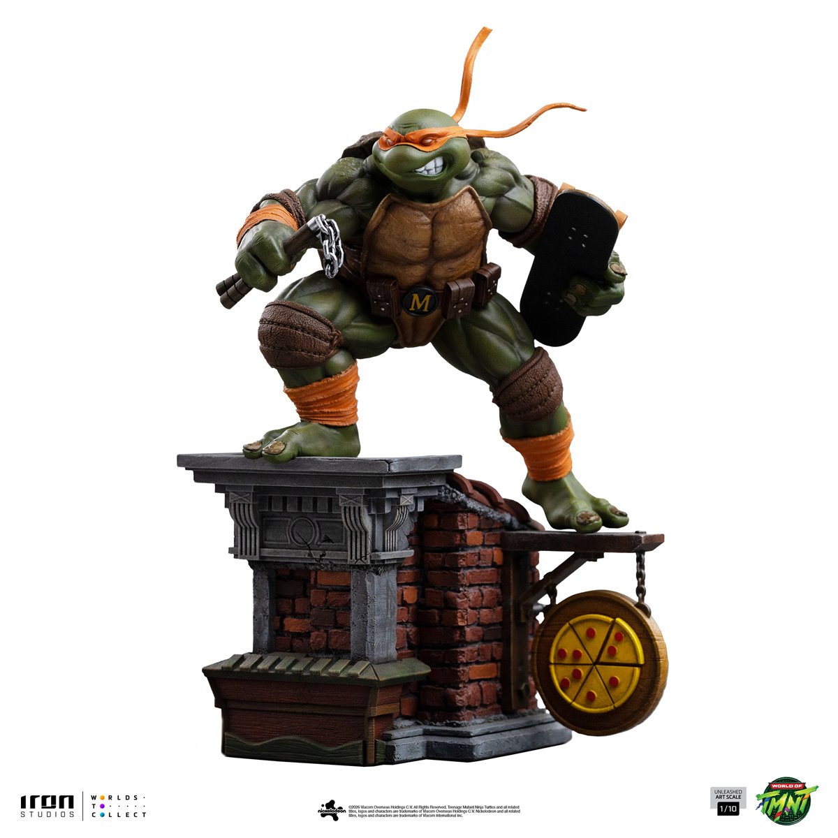 Teenage Mutant Ninja Turtles Michelangelo Unleashed 1:10 Art Scale Limited Edition Statue - Image 2