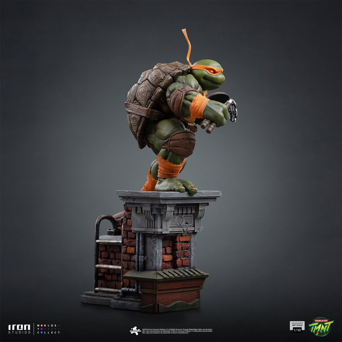 Teenage Mutant Ninja Turtles Michelangelo Unleashed 1:10 Art Scale Limited Edition Statue - Image 6