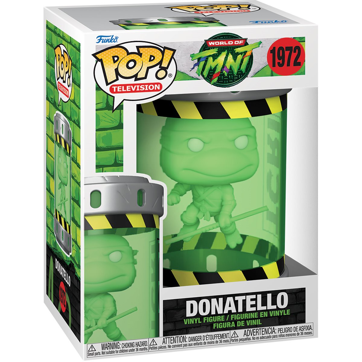 Teenage Mutant Ninja Turtles UV Donatello Glow-in-the-Dark Funko Pop! Vinyl Figure - Image 2