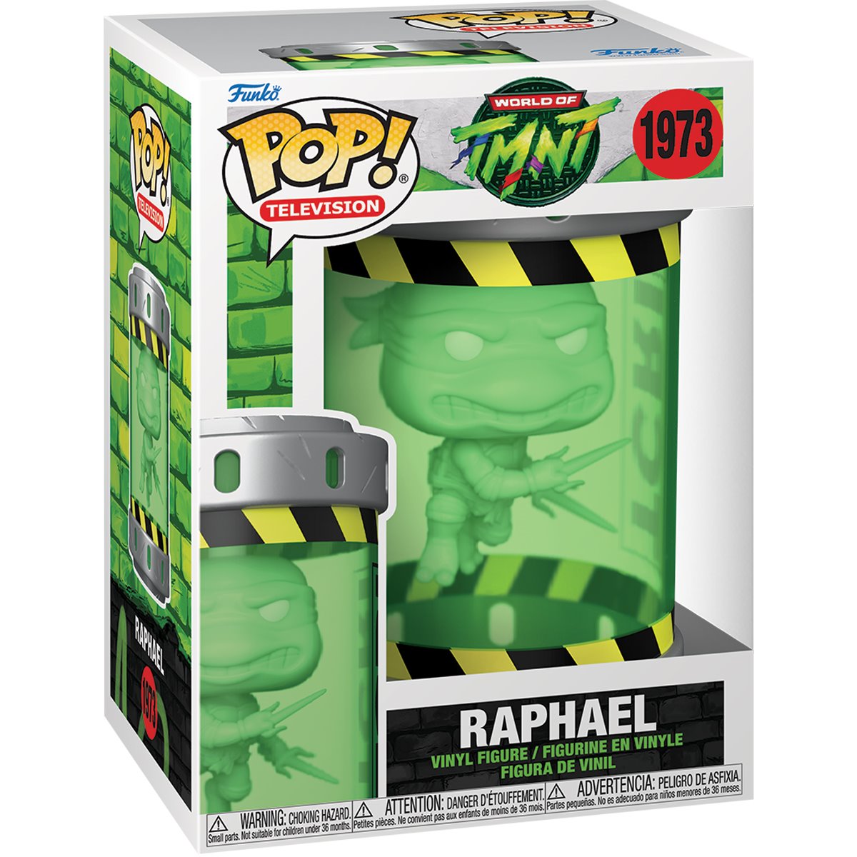 Teenage Mutant Ninja Turtles UV Raphael Glow-in-the-Dark Funko Pop! Vinyl Figure - Image 2