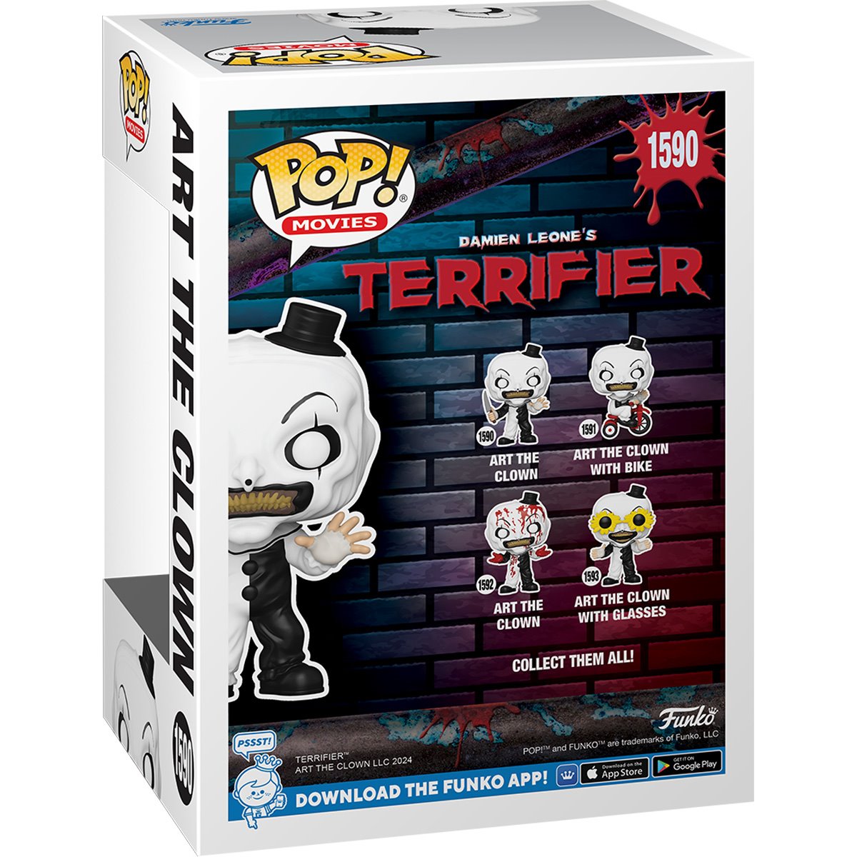 Terrifier Art the Clown Funko Pop! Vinyl Figure #1590 - Image 3