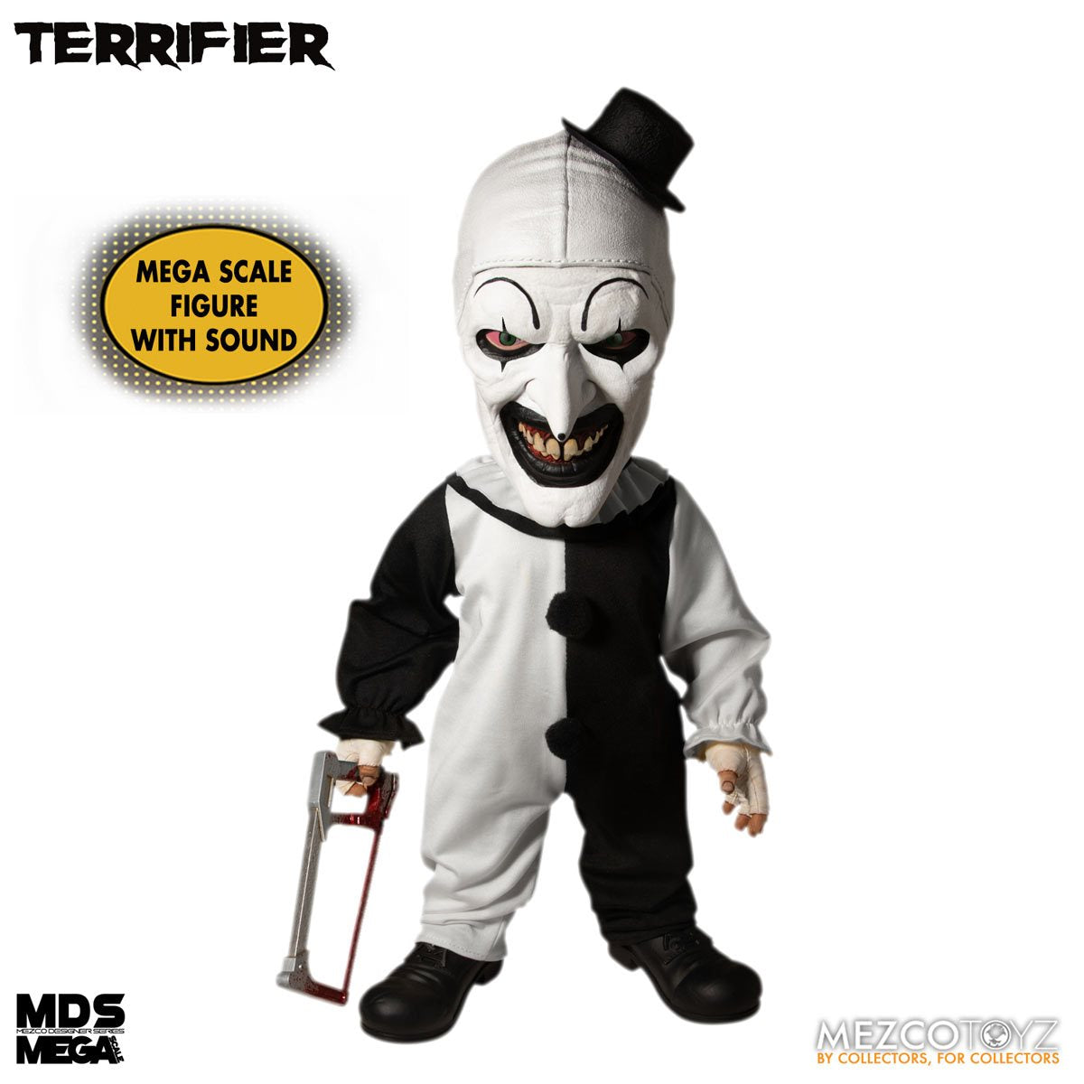 Terrifier: Art the Clown with Sound MDS Mega Scale 15-Inch Doll - Image 3