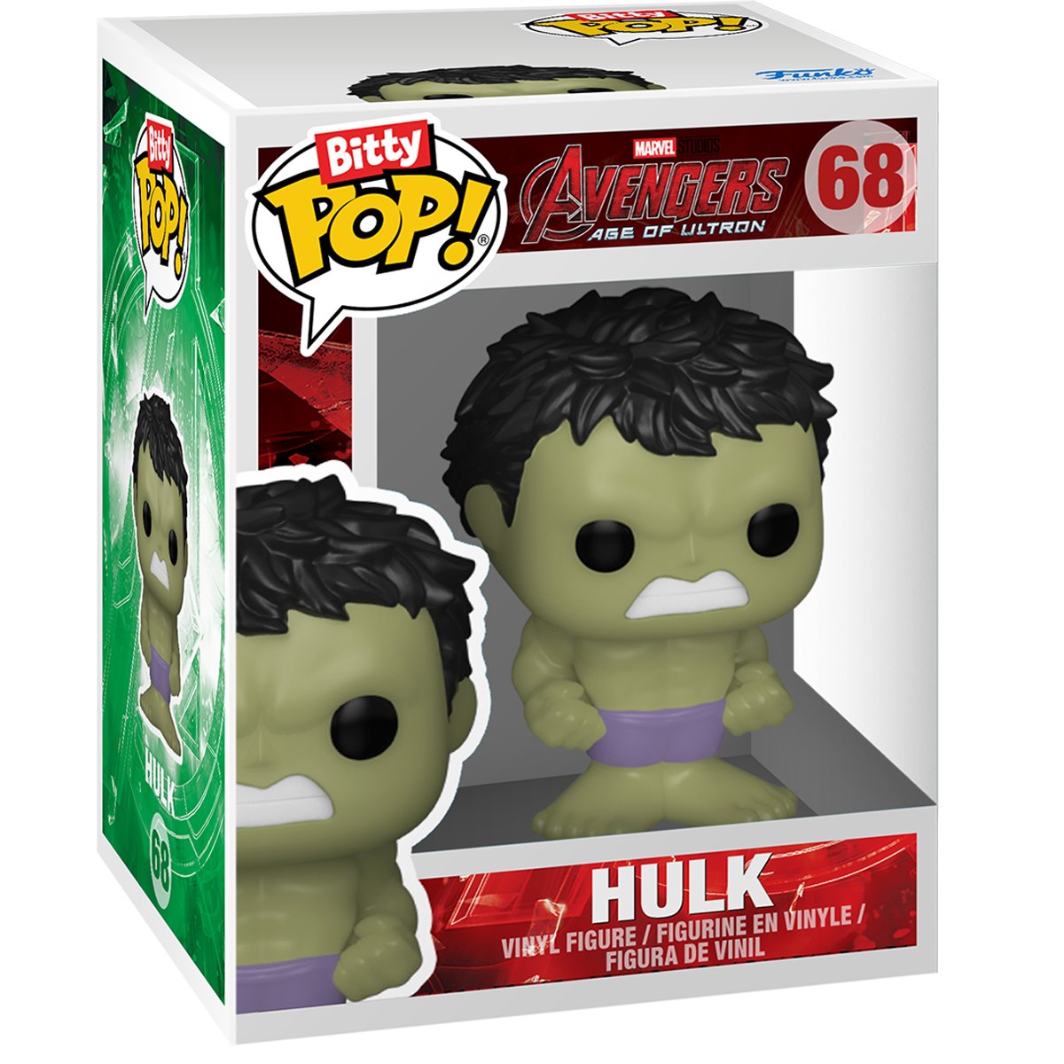 The Avengers The Infinity Saga Captain America and Hulk Funko Bitty Pop! Mini-Figure 2-Pack - Image 2