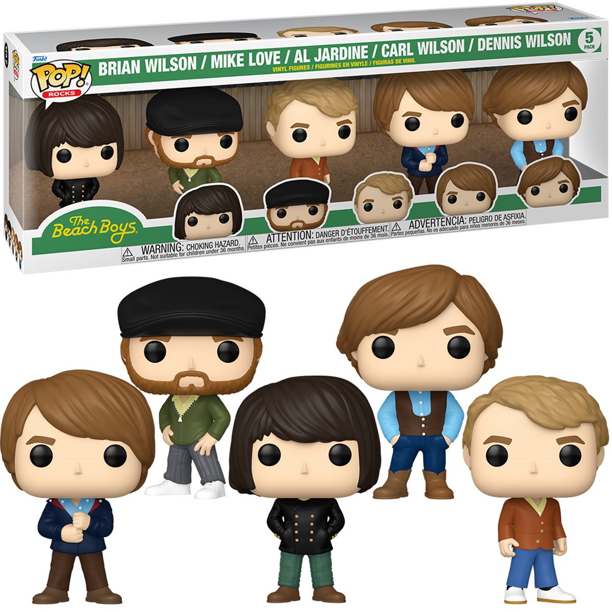 The Beach Boys Pet Sounds Funko Pop! Vinyl Figure 5-Pack - Image 2