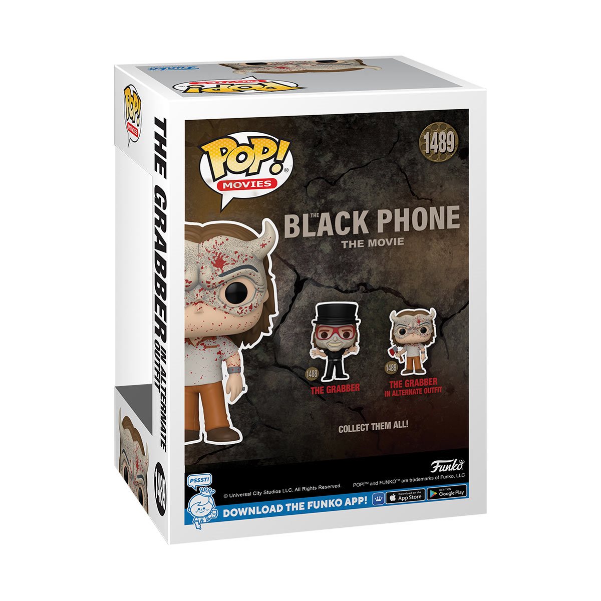 The Black Phone The Grabber in Alternate Outfit (Bloody) Funko Pop! Vinyl Figure #1489 - Image 3