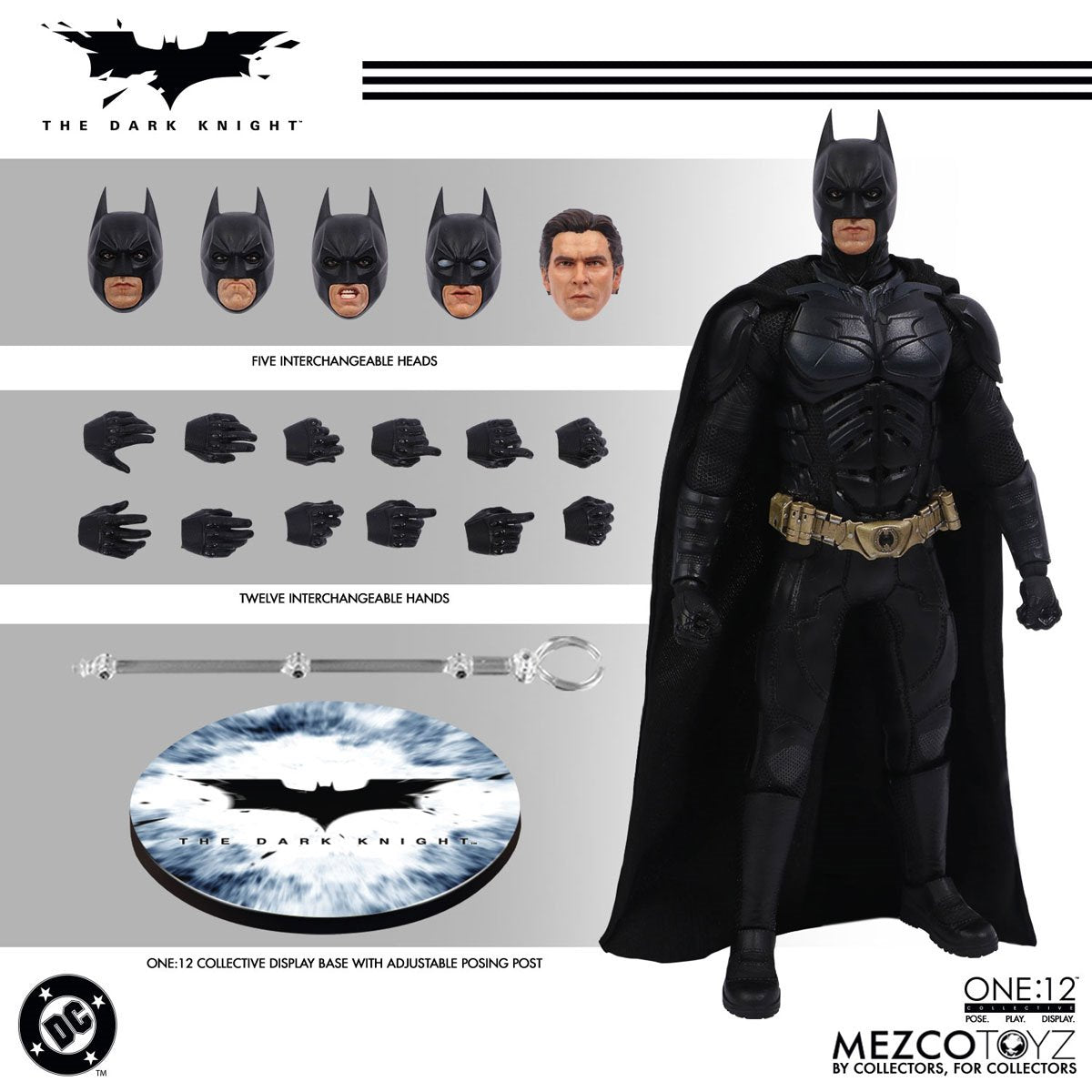 The Dark Knight Batman One:12 Collective Action Figure - Image 2