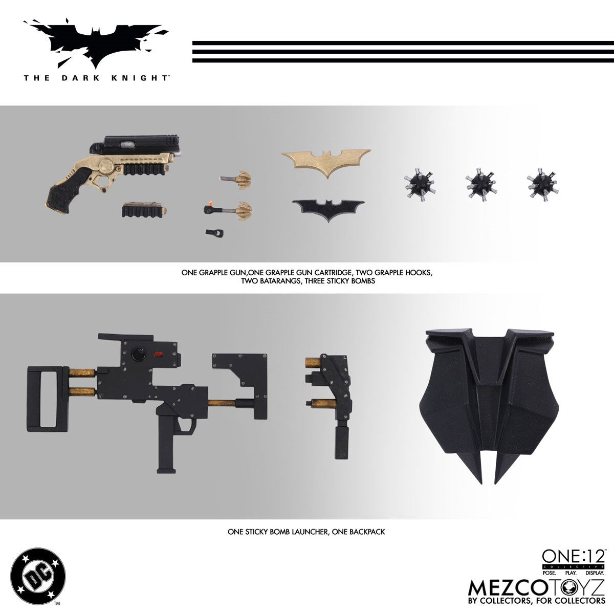 The Dark Knight Batman One:12 Collective Action Figure - Image 3
