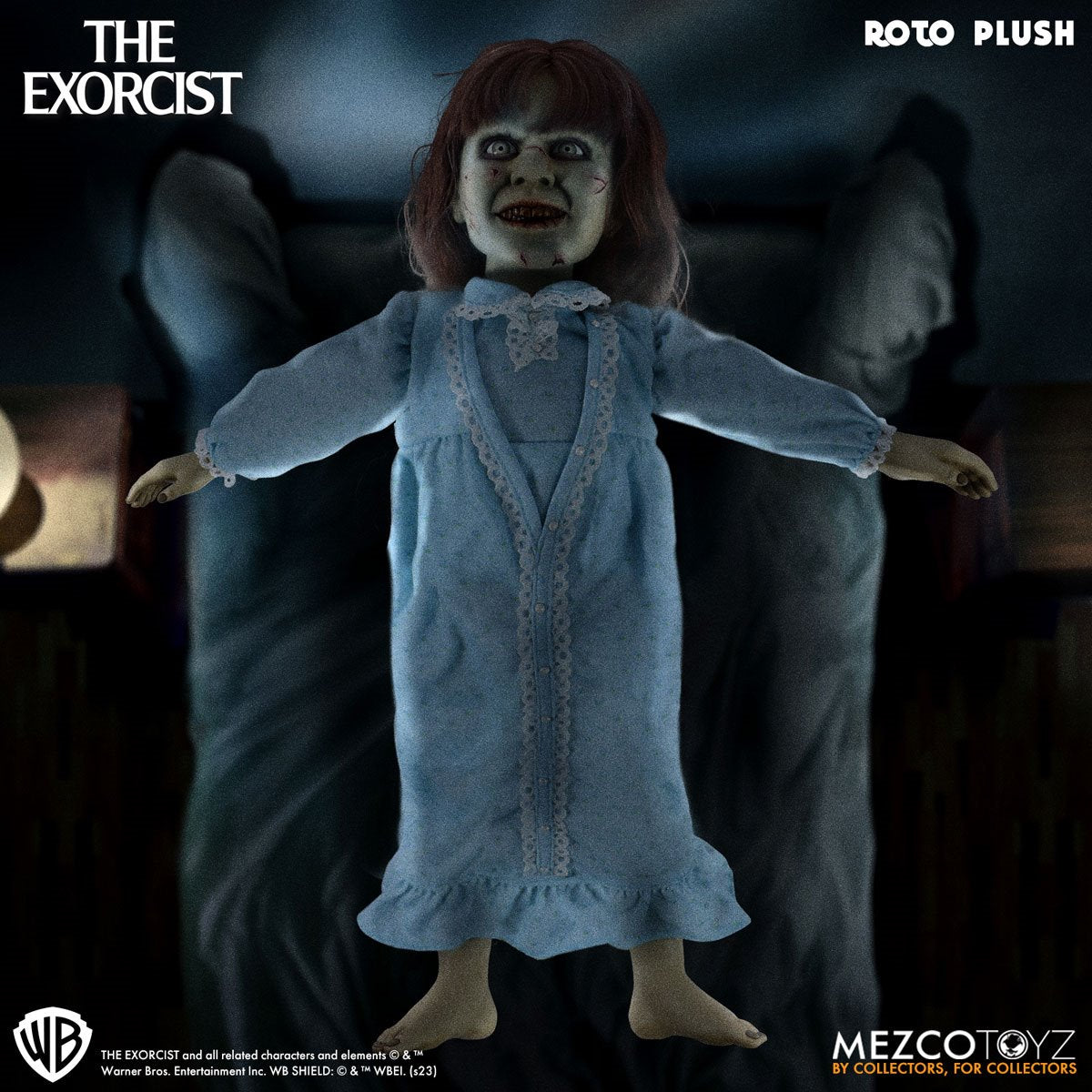 The Exorcist Regan MacNeil Mezco Designer Series 18-Inch Roto Plush Doll - Image 2